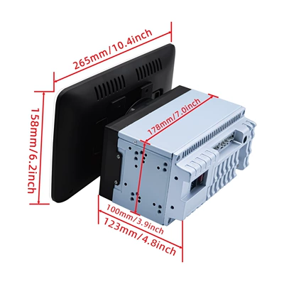 DVD Navigation, 10inch Dual-Spindle Electric Rotating