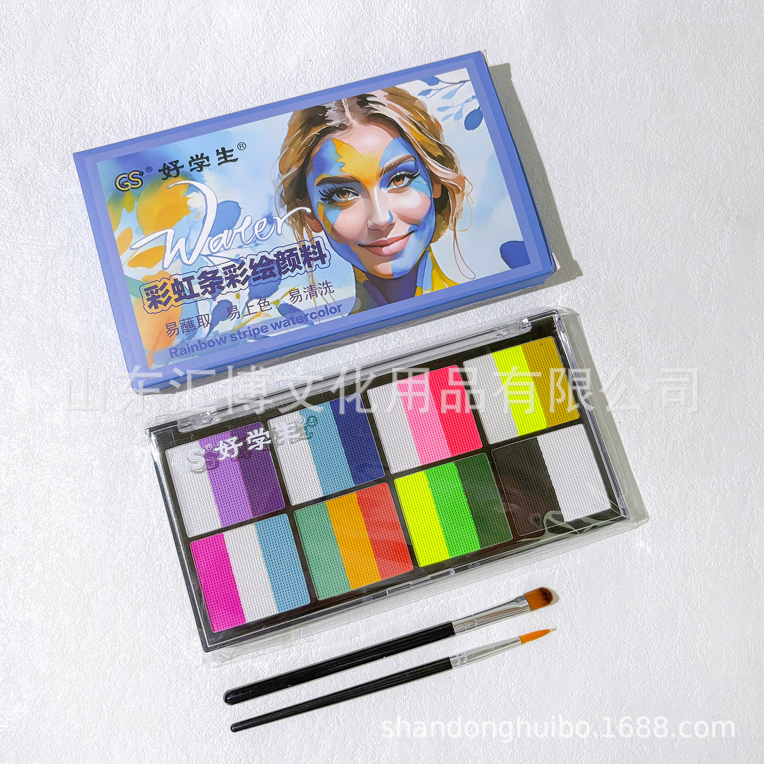 Transfronterizos para niños Halloween pintura facial pintura de cuerpo soluble en agua pintura de graffiti facial