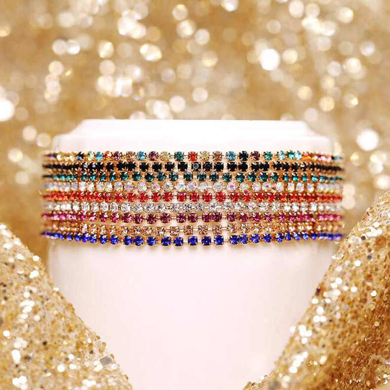 Fashion Geometric Alloy Rhinestones Women's Bracelets display picture 3
