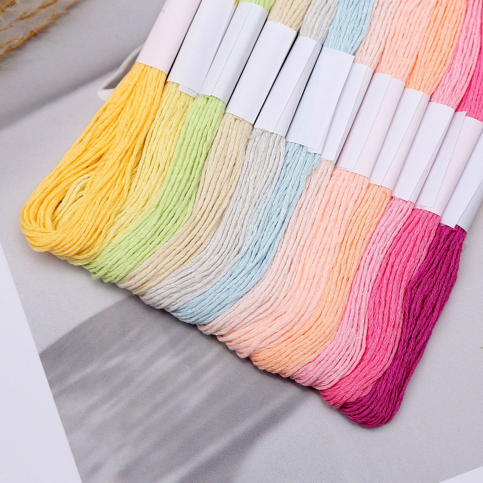 12색 면사 캔디 컬러