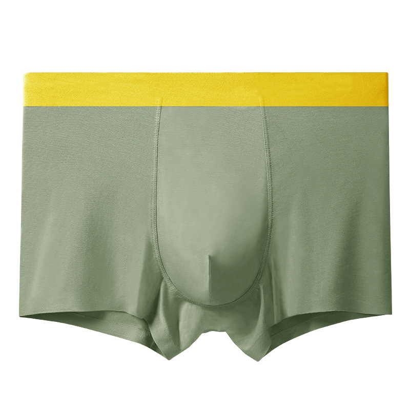 Ropa interior modal de los hombres sin costuras boxeadores de fábrica al por mayor boxeadores transpirables más tamaño verano Mediados de cintura