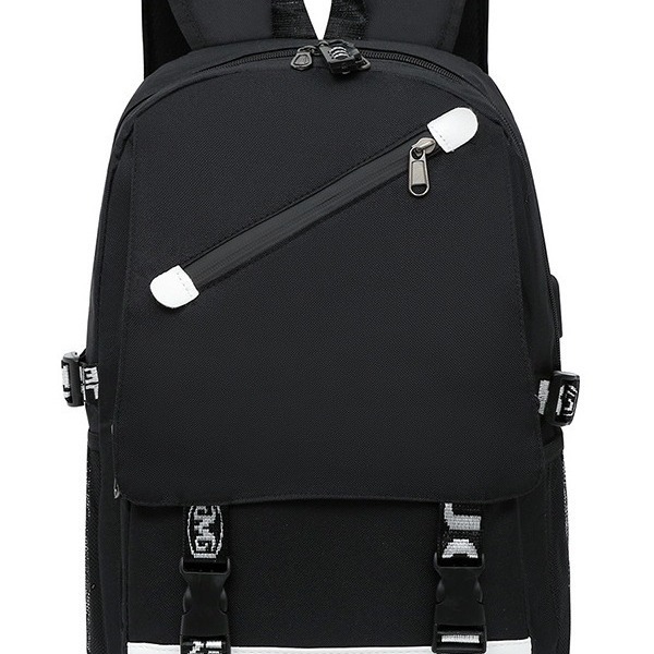 Classic Korean version USB student for boys and girls, casual travel backpack_voghion.com