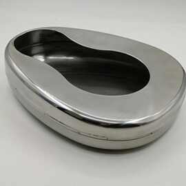 不锈钢老年大便盆 老人 孕妇 卧床大便器 床上方便器