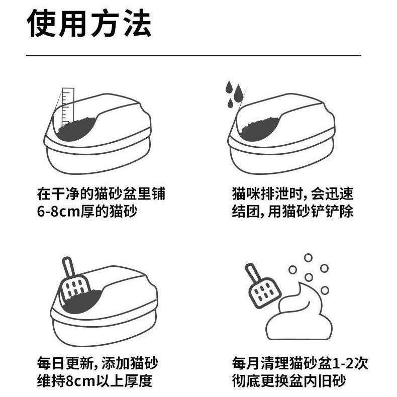 Arena para gatos de yuca, diario de gatito, desodorización, sin polvo, fuerte absorción de agua, plantas de fondo antiadherentes, arena para gatos mixta, desodorización 10 kg