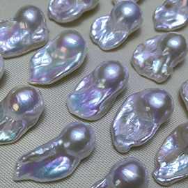 10-13mm淡水珍珠小巴洛克异形油亮炫彩强光几乎无瑕散裸珠diy批发