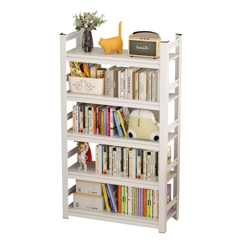 Estantería infantil para el hogar, estantería de almacenamiento de pie para sala de estar, estantería de almacenamiento para libros de estudiantes, estantería de acero.
