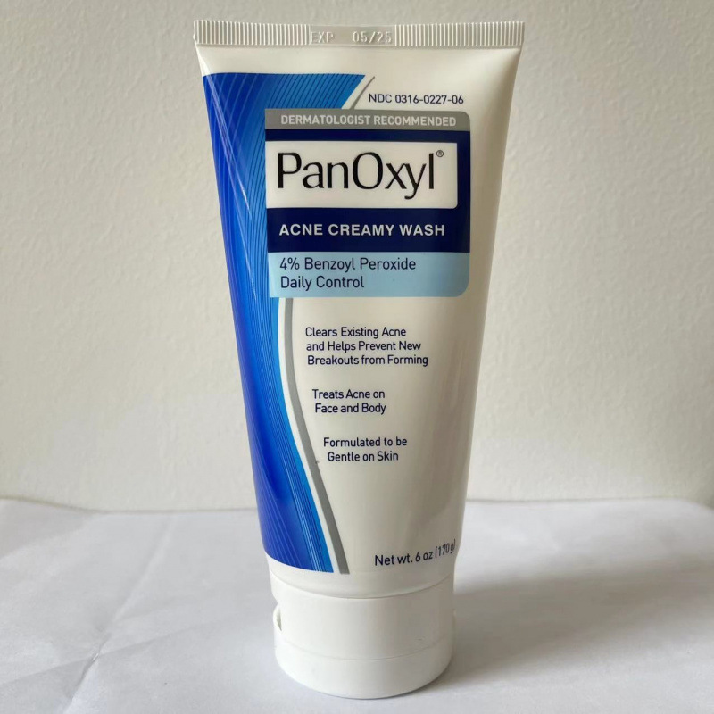 跨境PanOxyl 祛痘泡沫洁面乳10% 过氧化苯甲酰氨基酸控油4%洗面奶|undefined