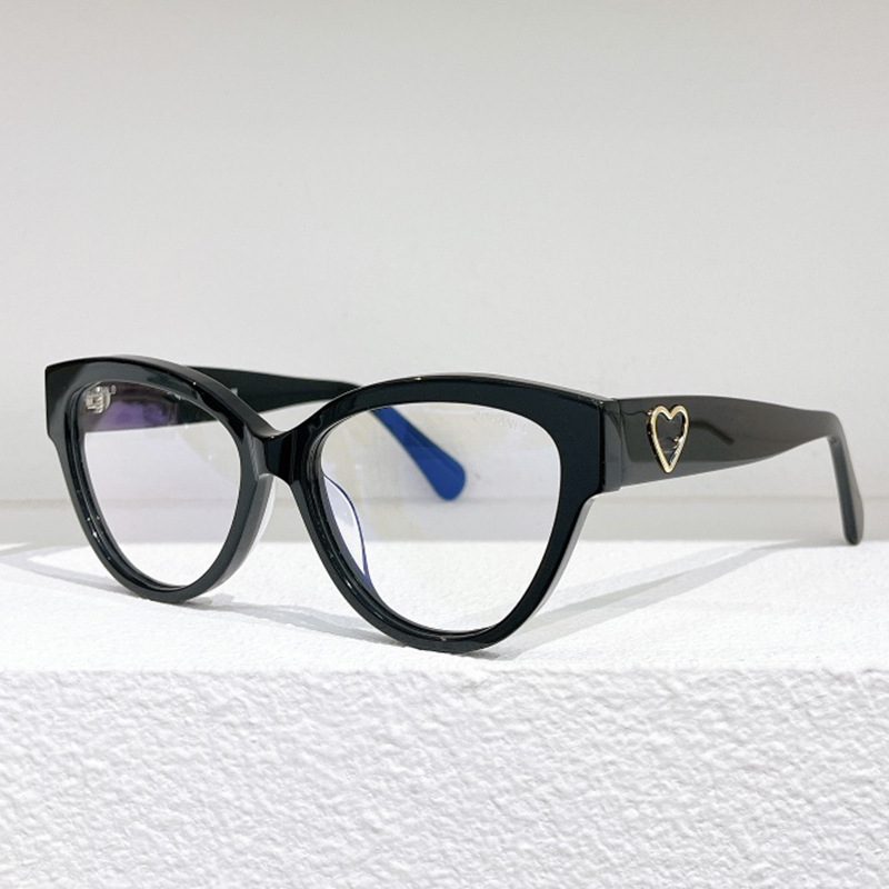 Black Cat Eye Eyeglasses For Women Stylish Optical Glasses Frame_voghion.com