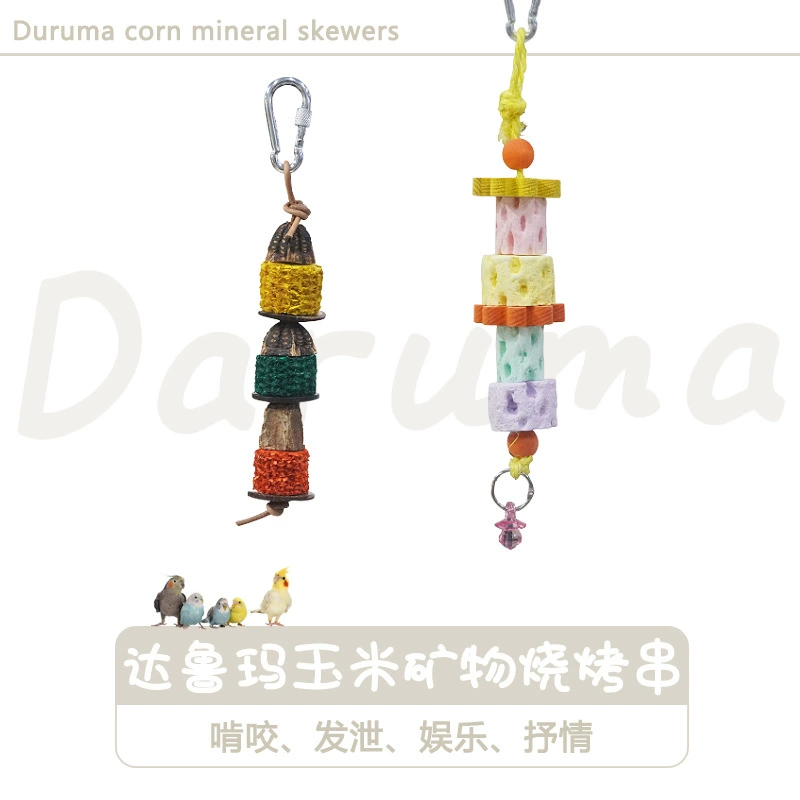 DARUMA Тайвань DARUMA Кукуруза Кокос Шашлык Минералы Следовые элементы Дополнительное содержание Игрушка-попугай