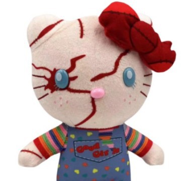 Halloween Ghost Doll Chuckie Teddy Kitty Kitty Kitty KT Doll Chuckie Soul Break Joker Doll image 6
