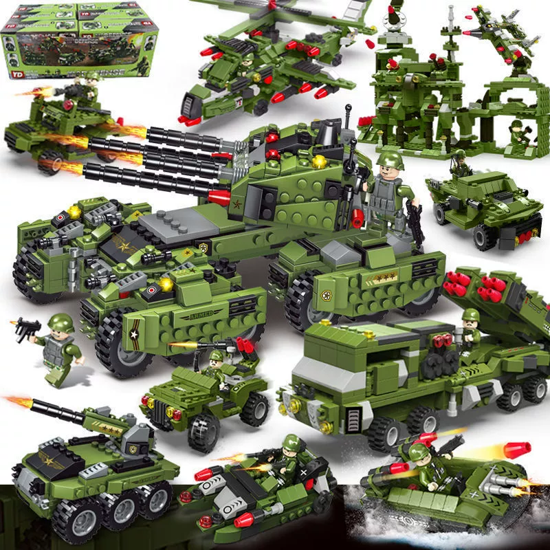 Конструктор Лего для мальчиков, авианосец, танк, игрушка, 8–12 лет