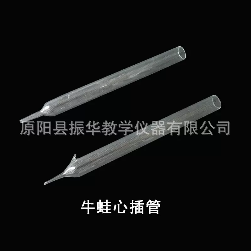 玻璃蛙心插管 牛蛙心插管 玻璃蛙心插管8.10.12厘米玻璃蛙心插管