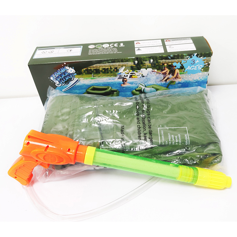 [en stock] en stock infláble rociador de agua contra el tanque de batalla piscina al aire libre para padres e hijos artículos de entretenimiento junto al mar piscina de verano