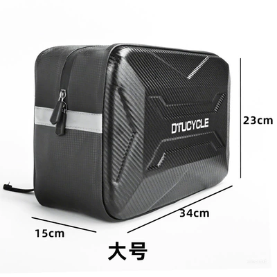 Universal Hard-Shell Bag for Electric Vehicles, Suitable for Delivery, Express Delivery, Home Use, Front-Mounted Bag, Rear-Mounted Bag, Waterproof Hanging Bag, Storage Tail Bag (Electric car tail box) - backpack-large-size-black