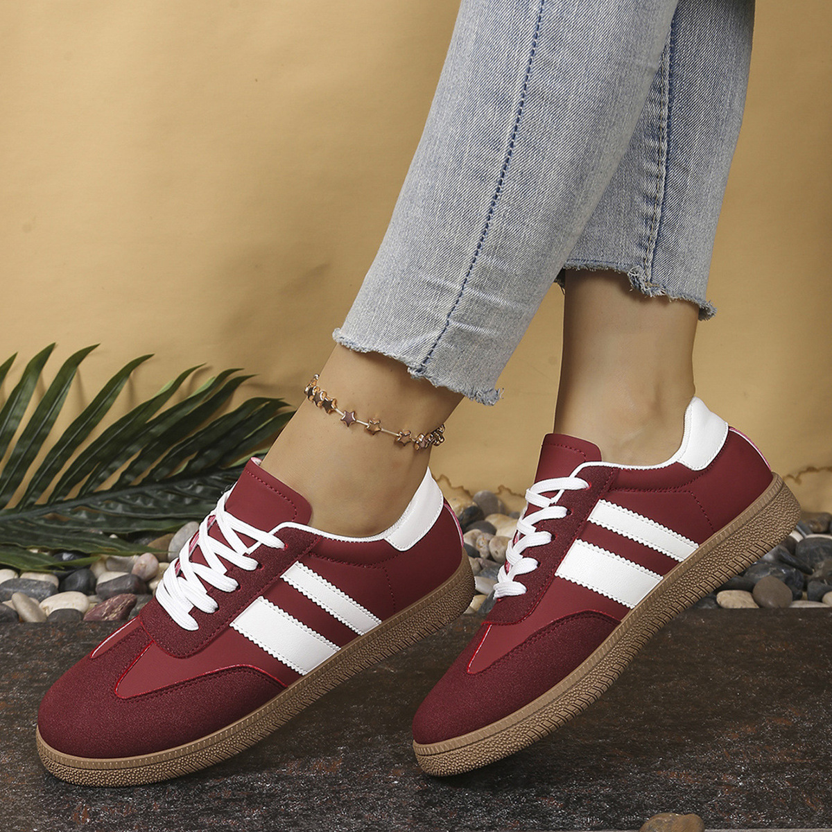 2025 Cross-Border Shoes Are Comfortable, Beautiful, Versatile and Fashionable, Simple and Casual, New Four-Season White Shoes for Women