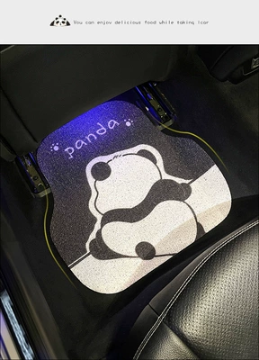 Car Self-Cutting Floor Mats with Wire Car Carpet - panda-single-rear-floor-mat-4848cm-special-shape