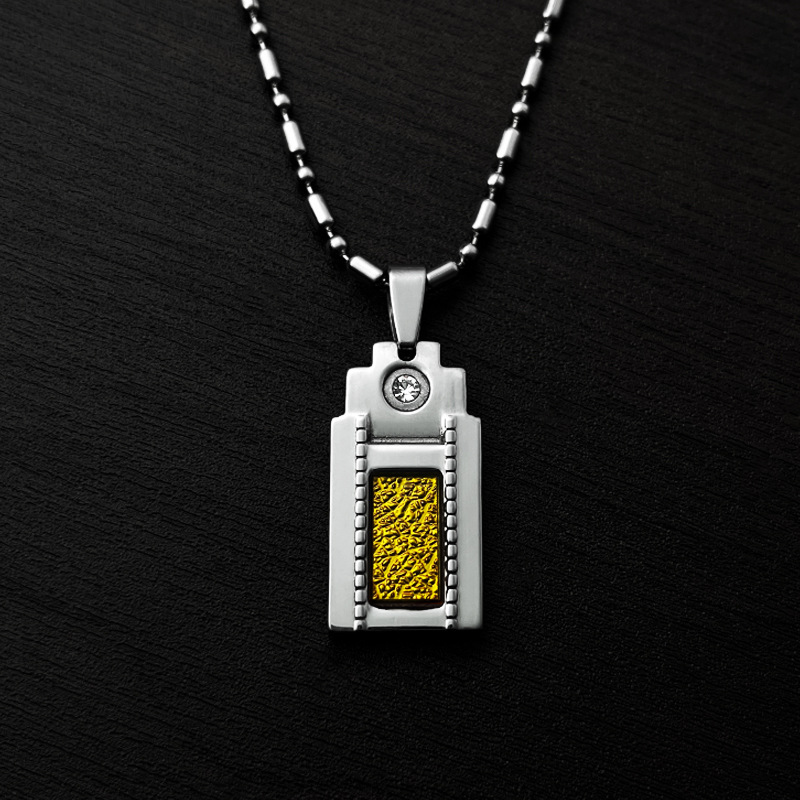 Polished Finish 1 Piece 316 Stainless Steel Geometric Polished Pendant