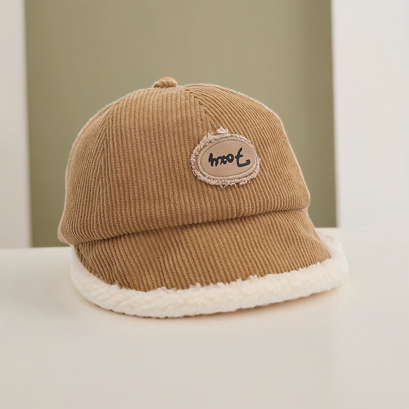 Invierno bebé pescador sombrero grueso sombrero caliente para bebés y niños Otoño y invierno para hombres y mujeres sombrero de lengua de pato grueso de lana