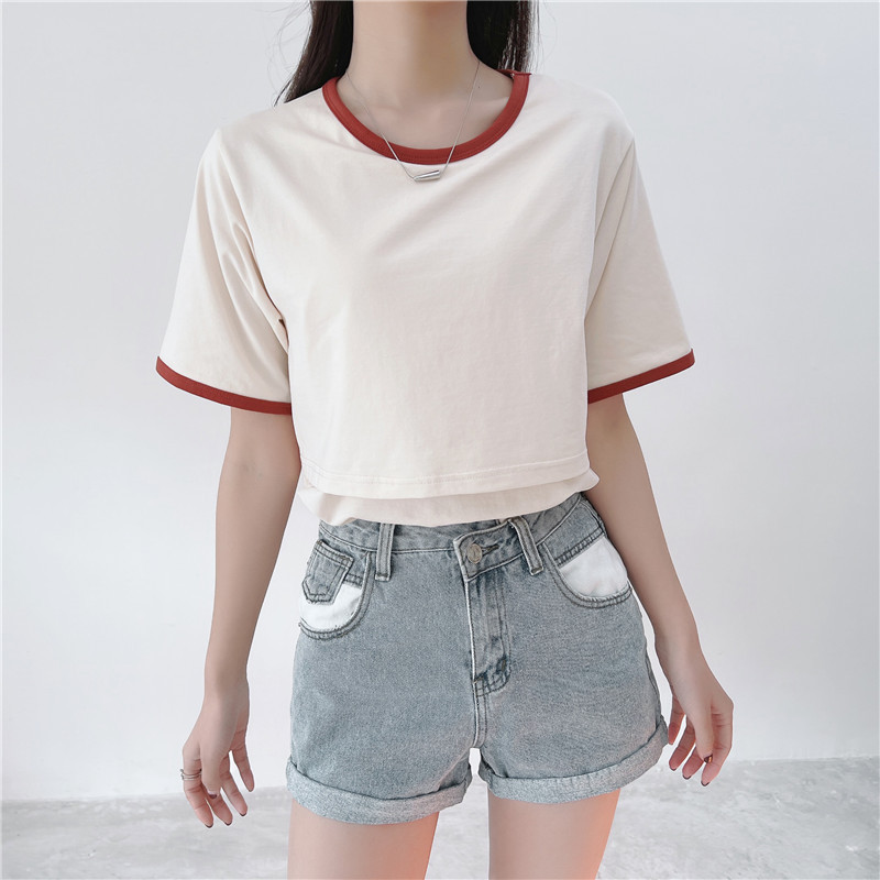 95 % Baumwolle, Umstands-Mutter-Still-T-Shirts, Stillen, Schwangerschaft, Rundhalsausschnitt, kurze Ärmel, Out Wear Still-T-Shirt – Detail 27