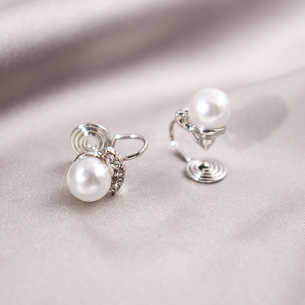 Lujo ligero, incienso pequeño, placa de incienso para mosquitos, pinzas para las orejas, pendientes de nicho para mujeres sin orejas perforadas, pendientes simples, compactas y versátiles de Yiwu al por mayor