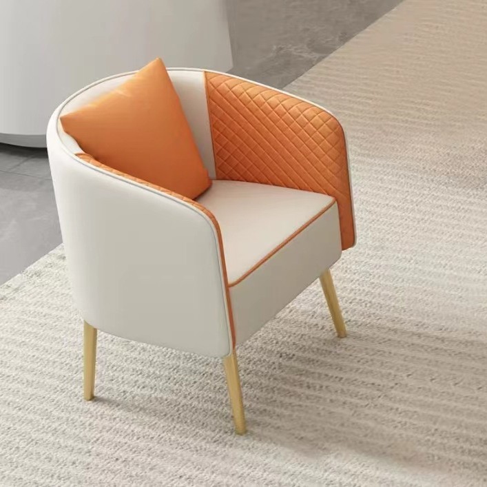 Sofá curvo para vestíbulo de hotel, sofá para recepción de salón de belleza, sillón individual, juego de mesa de centro, muebles de forma irregular para tienda de ropa. image 16