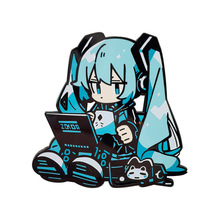 初音未来金属胸针 二次元仿珐琅书包装饰徽章pins
