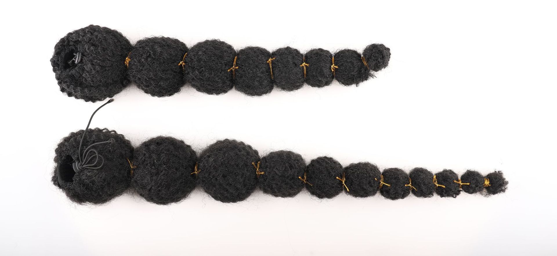 Coda di cavallo con bolle di lanterna a cingoli con corda da 18 pollici per capelli sintetici_voghion.com