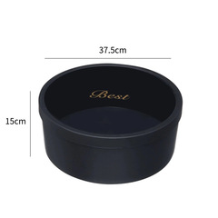 Window-shaped round fruit basket flower box rose heart-shaped flower box transparent heart-shaped bouquet packaging box empty box