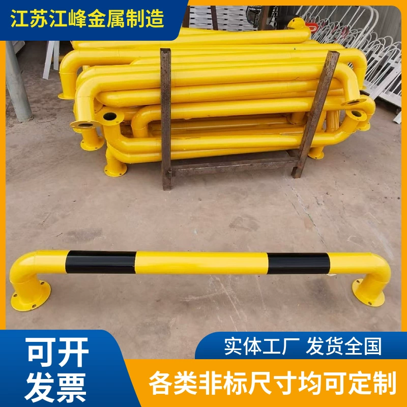 Автомобильный стопор из стальной трубы, автомобильный стопор, ограничитель парковочного места, позиционирование утолщенной стальной трубы, изолирующее ограждение от столкновений, можно установить у вашего двери.