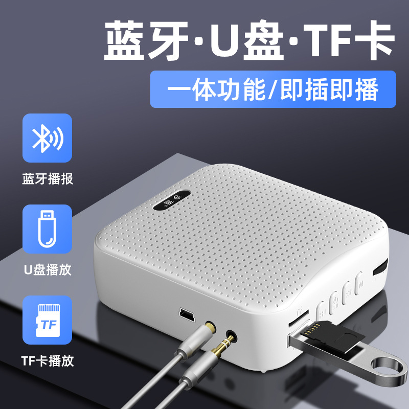 Portable Little Bee loudspeaker for teachers, super loud loudspeaker, high volume, recording headset, universal microphone