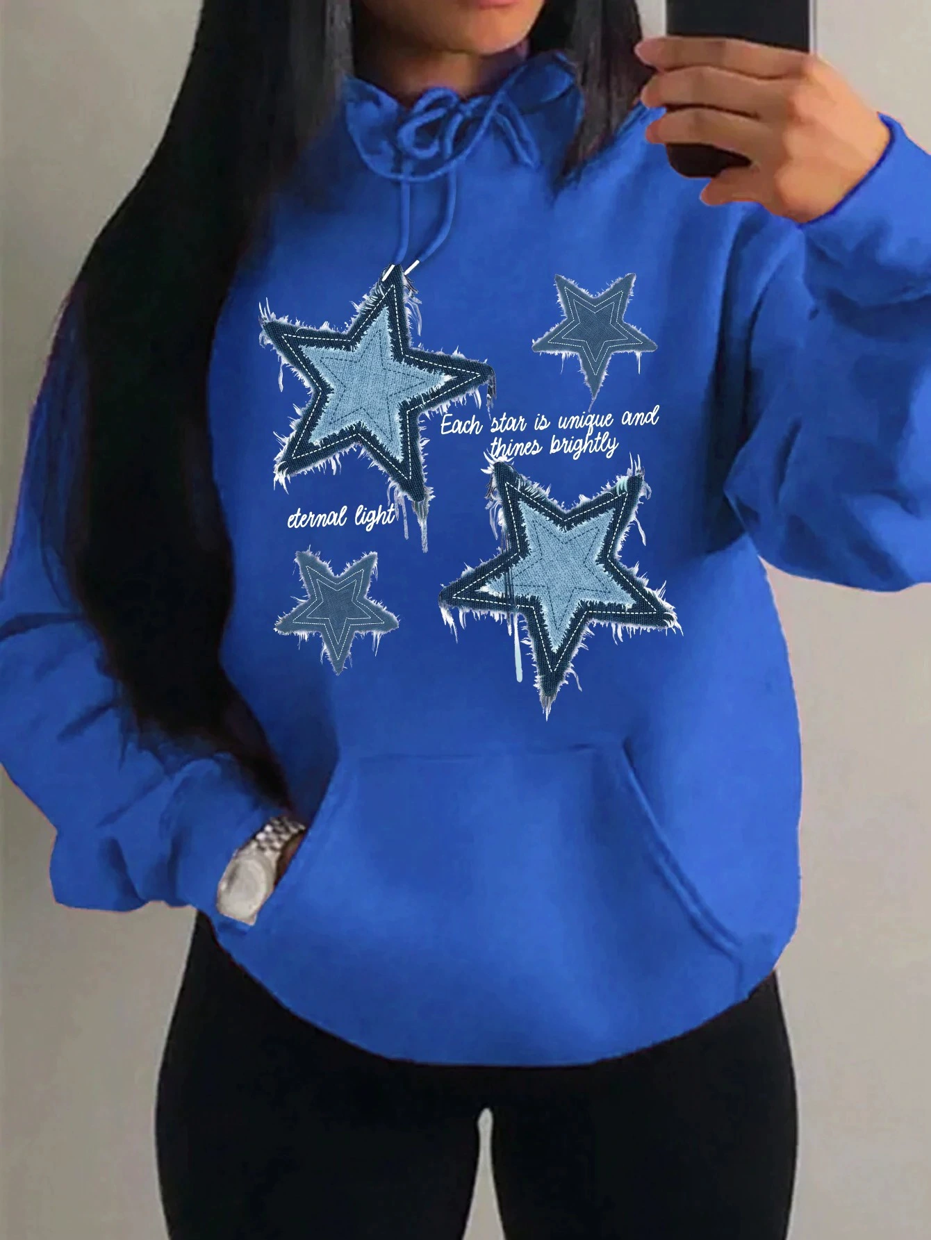 Retro multicoloured comfortable sweatshirt for leisure, loose fit