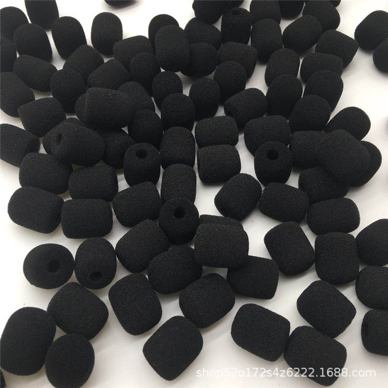 小蜜蜂咪罩咪棉话筒棉耳麦棉防喷罩 扩音器话筒海绵头麦克风咪套