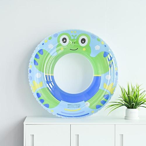 Children's Frog Penguin Print Swim Ring Thickened Inflatable Baby Underarm Ring Children's Life Jacket