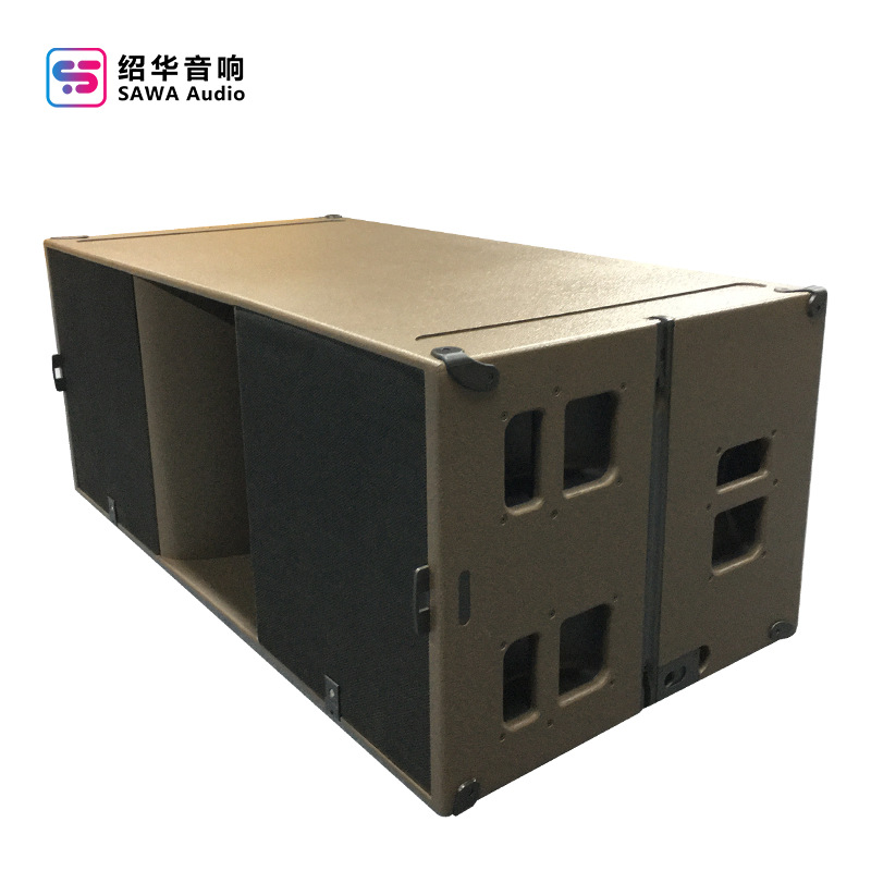 Barra de ingeniería de audio profesional doble altavoz de matriz de línea de 18 pulgadas subwoofer profesional al aire libre rendimiento de escenario Audio Profesional