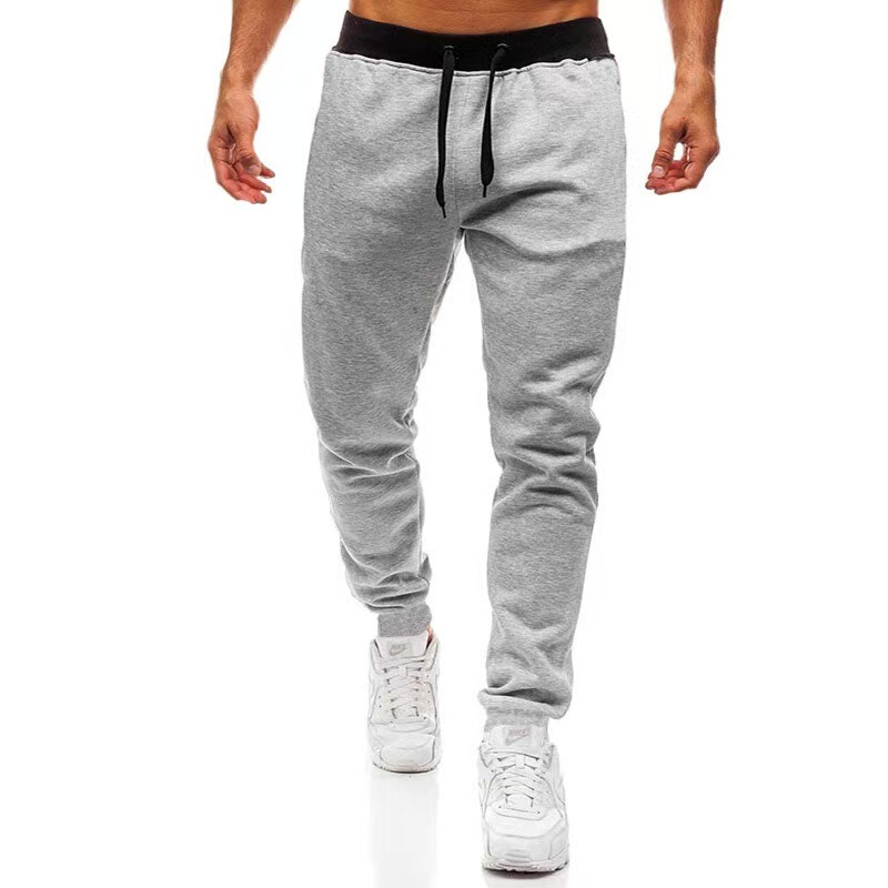 2025 Cross-Border Sports Pants for Men, Casual Jogging Slim-Fit Pants, Stretchy Fitness Long Pants