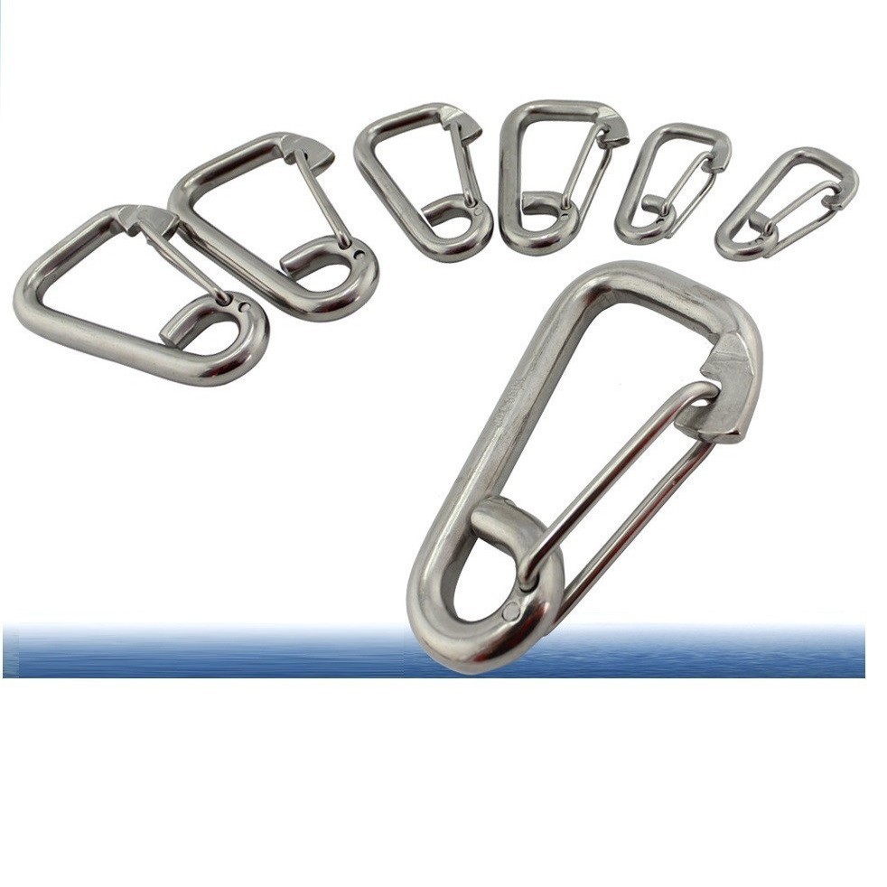 不锈钢简易钩 登山钩  厂家批发不锈钢 跨境出口 刀型简易弹簧钩