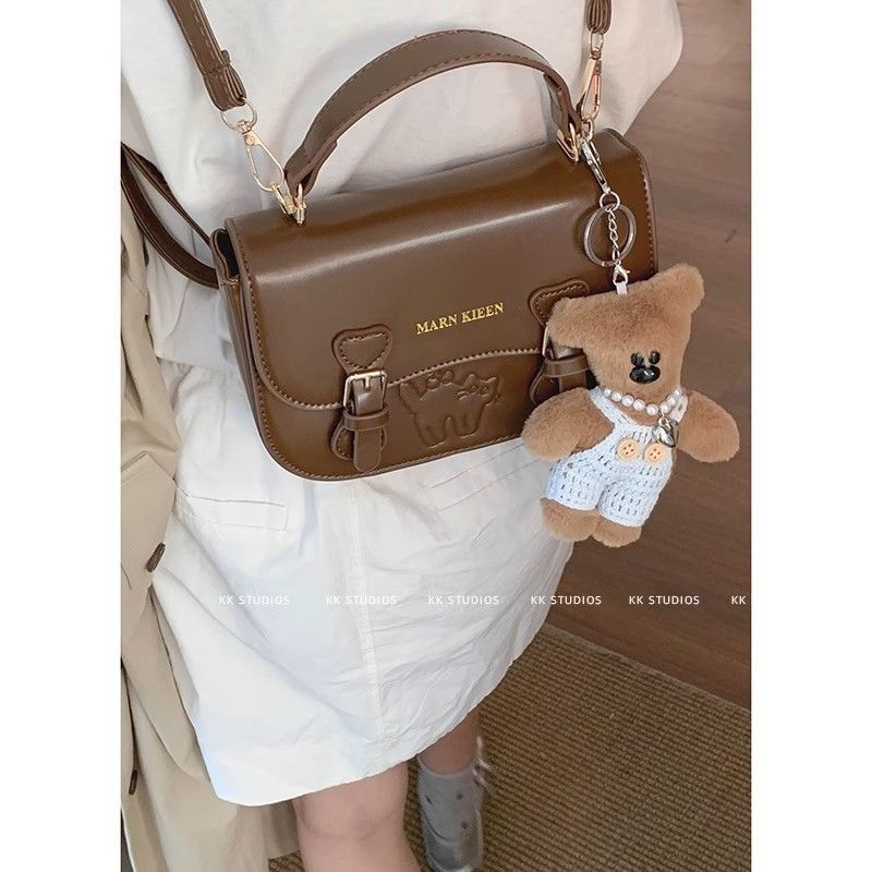 双肩秋季小包包女2025新款潮韩版小众百搭时尚学生单肩手提斜挎包