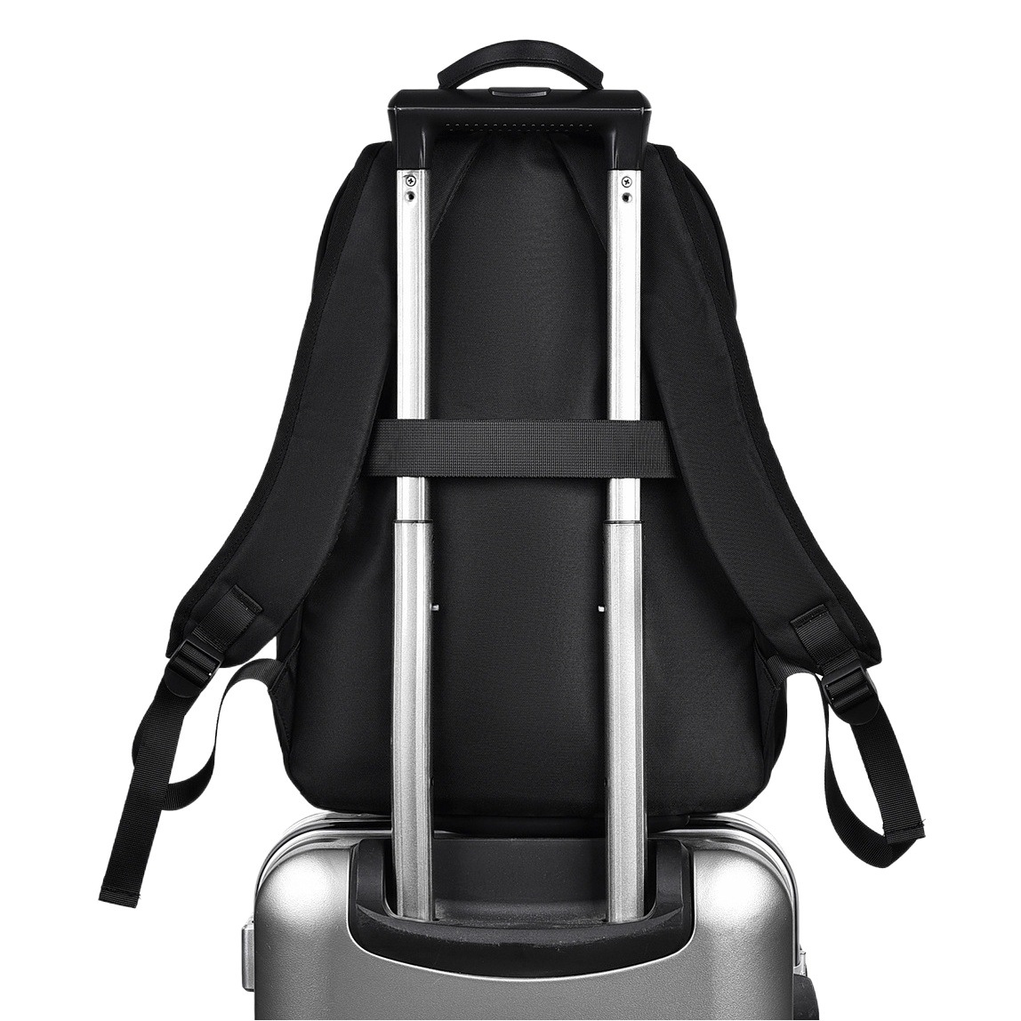 Cross-Border New Backpack Men's Large Capacity Business Backpack USB Charging Travel Student Export Backpack