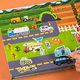 Children's Magnetic Repeated Sticker Book Baby Sticker 2-3-6 Years Old 5 Kindergarten Sticker Early Education Educational Toys