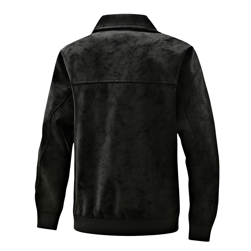 Chaqueta vintage coreana de nicho para hombres primavera nueva moda casual suelta versátil estilo de puerto chaqueta con solapa