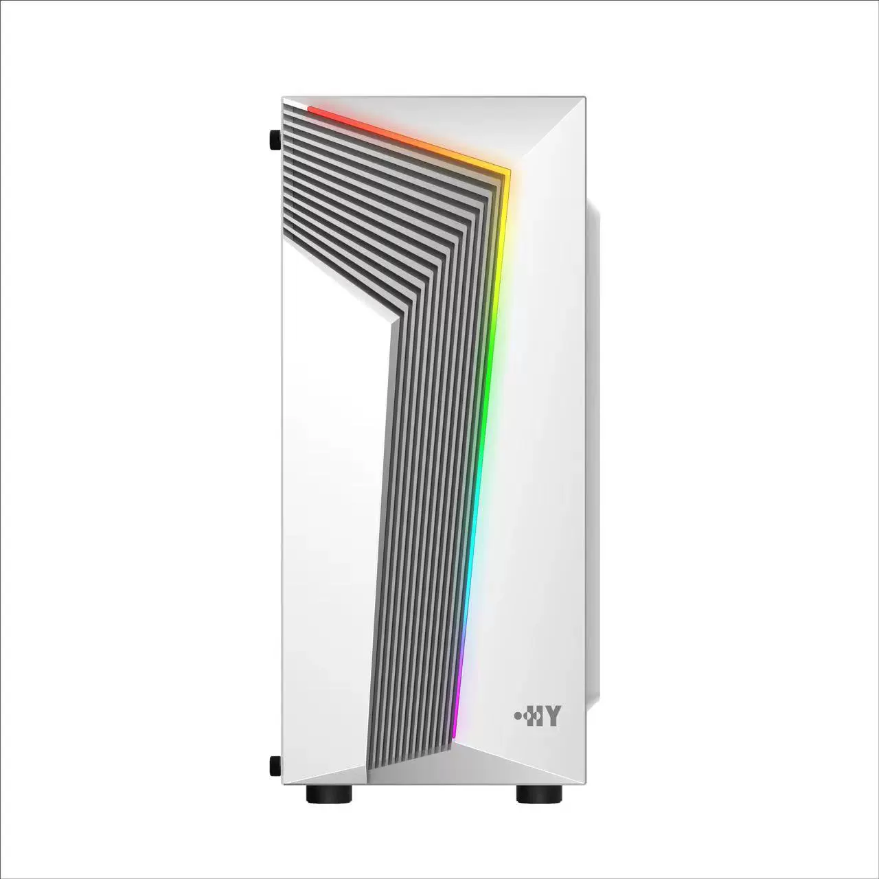 Компьютерный корпус Tianying для настольного ПК, полностью прозрачная ATX платформа, материнская плата, набор питания, DIY корпус белый