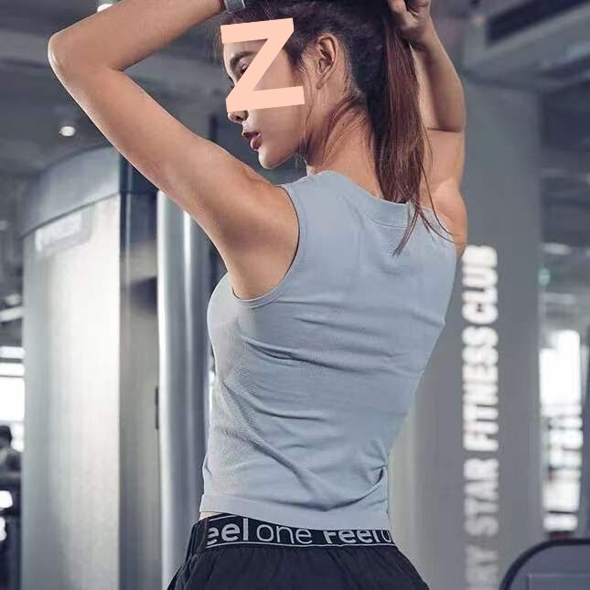 Summer sports sleeveless vest, quick-dry breathable T-shirt, slimming ultra-elastic fitness wear, round-neck running tight yoga outfit Summer sports sleeveless vest, quick-dry breathable T-shirt, slimming ultra-elastic fitness wear, round-neck running tight yoga outfit