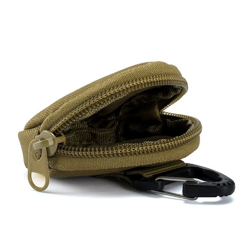 Outdoor triangle buckle circular parts bag headset bag U shield U shield with headset protection package