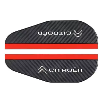 Rearview mirror rainproof sticker – Mirror, Universal Thickened Carbon - 55165a-pair-of-rain-eyebrows-citroen