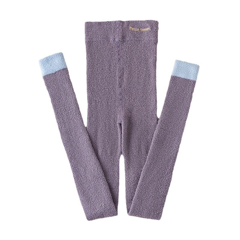 레몬 코튼 바지 따뜻한 바지 여성 벨벳 레깅스 가을 바지 대형 가을, 겨울 집 잠자는 일본식 대외 무역 인기 스타일