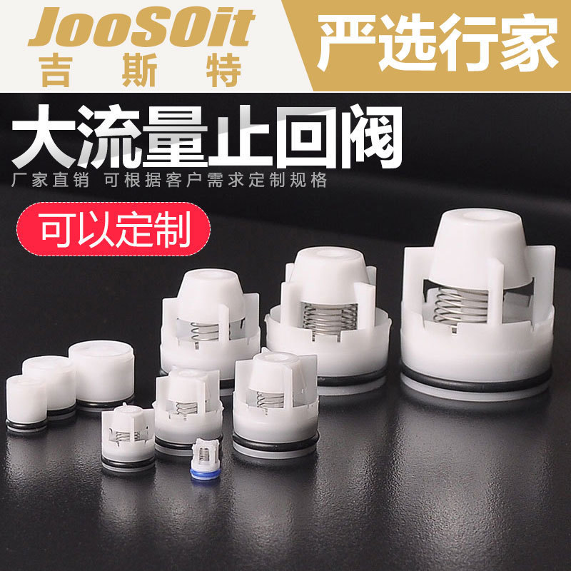 止回阀4分管1寸2寸水管龙头角阀6分止逆阀DN15内嵌弹簧止回阀H