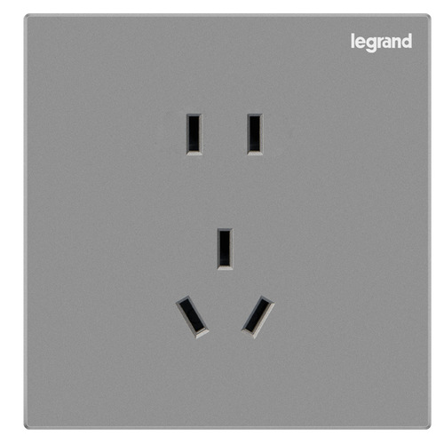 Legrand switch socket panel Yijing silver five-hole USB dual control 16a home concealed wall power switch