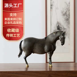 五马图摆件马到成功铜马工艺品文创装饰品高档礼品送领导厂家批发