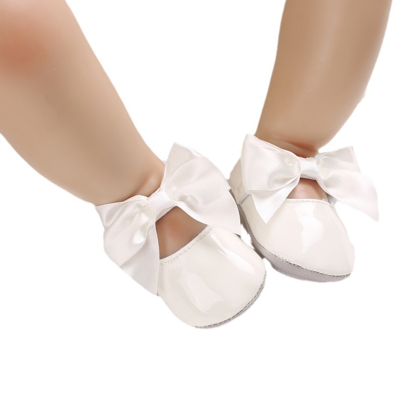 Zapatos de primavera y otoño para niños pequeños para 0-1 años de edad zapatos de bebé de suela suave zapatos de princesa a juego