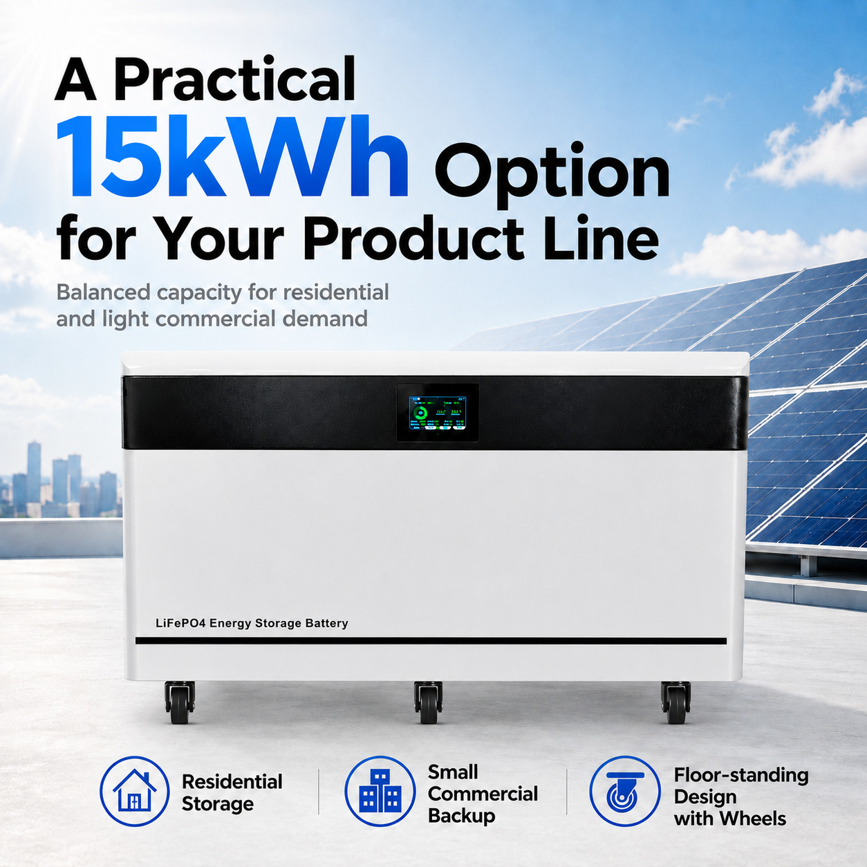 电池Lifepo4 300Ah 51.2V Batterie Lithium 15Kwh Solar Battery
